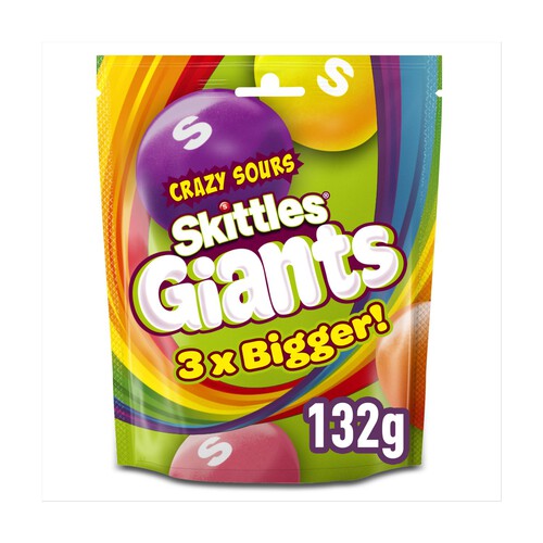 Skittles Giants Crazy Sours