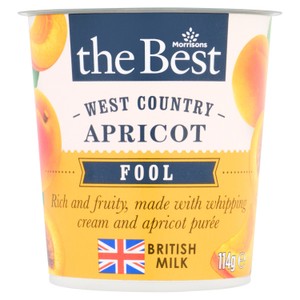 Morrisons The Best Spanish Apricot Fool 114g