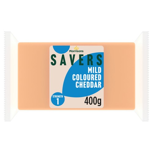 Morrisons savers mild coloured cheddar
