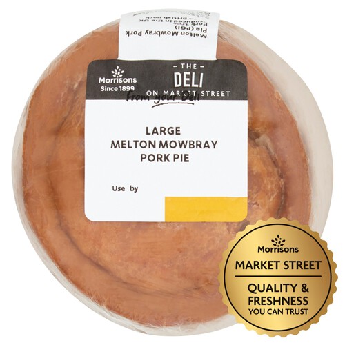 Market Street Large Melton Mowbray Pork Pie