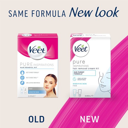 Veet Face Hair Removal Kit Sensitive Skin