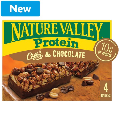 Nature Valley Limited Edition Protein Coffee & Chocolate Cereal Bars 4x40g