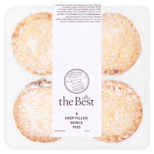 Morrisons The Best Deep Filled Mince Pies 4 Pack