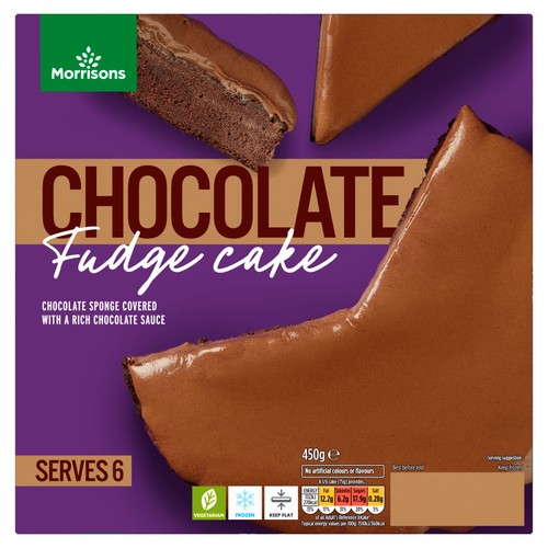 Morrisons Chocolate Fudge Cake 450g