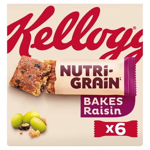 Kellogg's Nutri-Grain Bakes Raisin Snack Bars