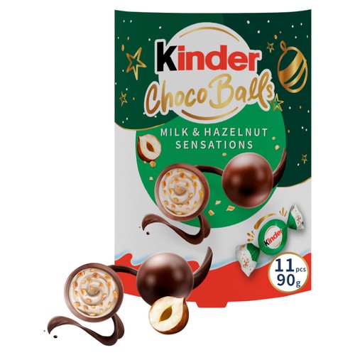 Kinder Choco Balls Milk & Hazelnut Sensations   90g