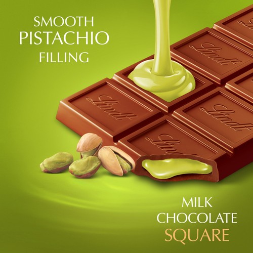 Lindt Lindor Pistachio Bar 100g