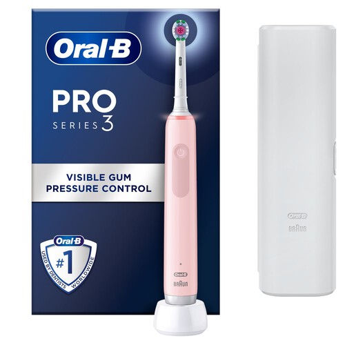 Oral-B Pro dw Pink Rechargeable Toothbrush + Travel Case