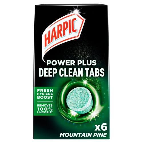 Harpic Mountain Pine Powerplus Deep Clean Tabs   6 Pack
