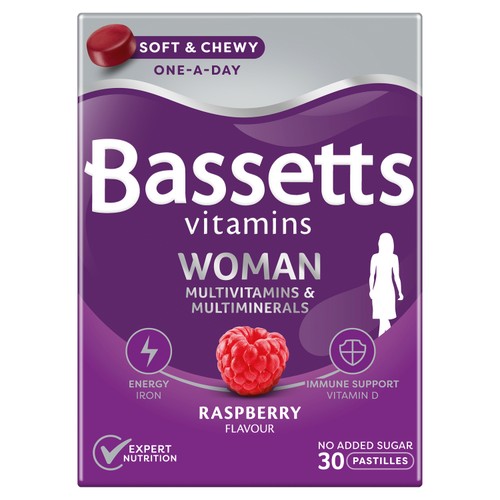Bassetts Vitamins Woman Raspberry Multivitamins & Minerals 30s