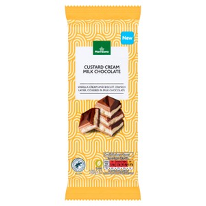 Morrisons Custard Cream Milk Chocolate Bar 165g