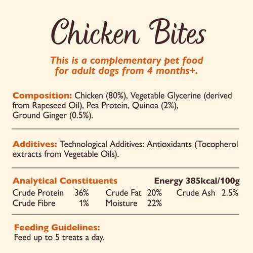 Lily's Kitchen Chomp - Away Chicken Bites