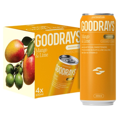 Goodrays Magnesium Tropical 4 x 330ml