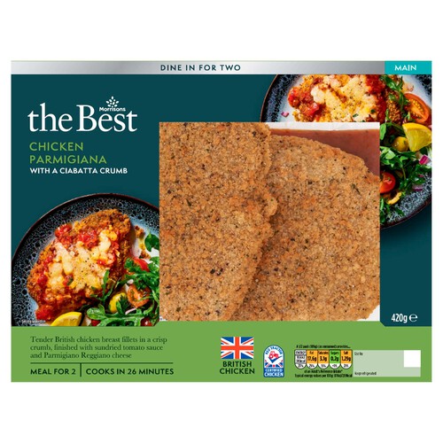 Morrisons The Best Chicken Parmigiana With A Ciabatta Crumb