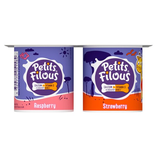 Petits Filous Kids Strawberry & Raspberry Yoghurt