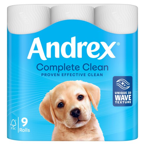 Andrex Complete Clean Toilet Tissue