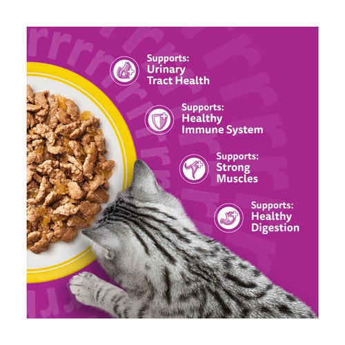 Whiskas Senior 7+ Poultry Feasts Wet Cat Food Pouches in Jelly 40 x 85g