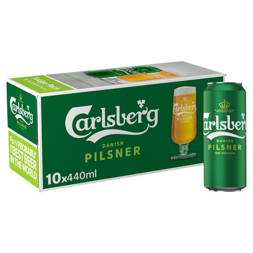 Carlsberg Danish Pilsner Lager Beer Cans