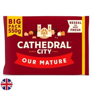 Cathedral City British Mature Cheddar Cheese 550g