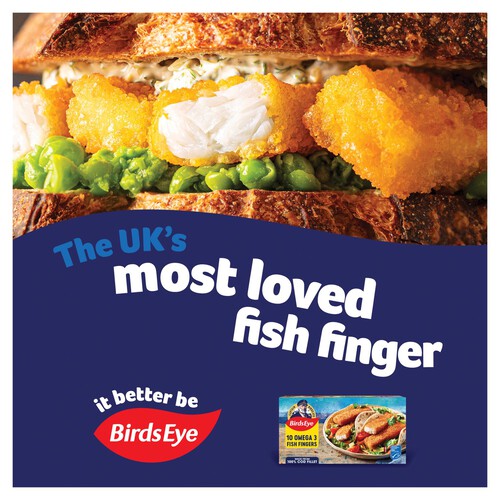 Birds Eye 10 Omega 3 Fish Fingers