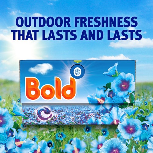 Bold Laundry Detergent Liquid Pod Spring Awakening 22 Washes
