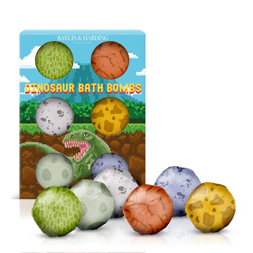 Baylis & Harding 6 Dinosaur Bath Bombs