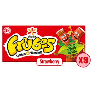 Frubes Kids Banana & Strawberry Yoghurt Tubes