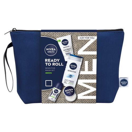 NIVEA MEN Ready To Roll Wash Kit Giftpack