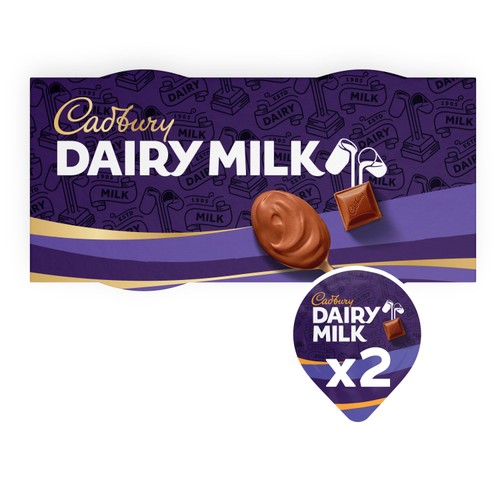 Cadbury Dairy Milk Chocolate Dessert Pots 2x60g