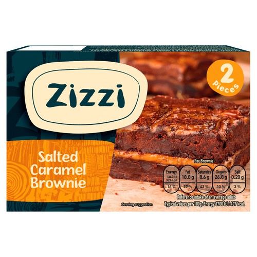 Zizzi Salted Caramel Brownie 