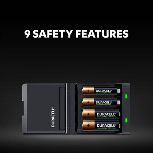 Duracell Battery Charger Charges In 45 Min With 2 AA And 2 AAA Batteries 