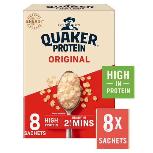 Quaker Oat So Simple Protein Original Porridge Sachets