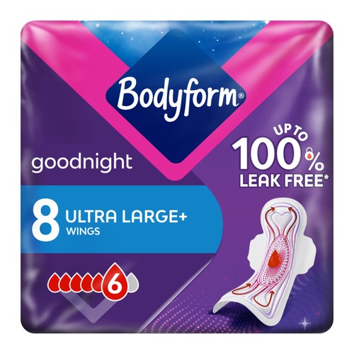Bodyform Cour-V Ultra Night Sanitary Towels Wings