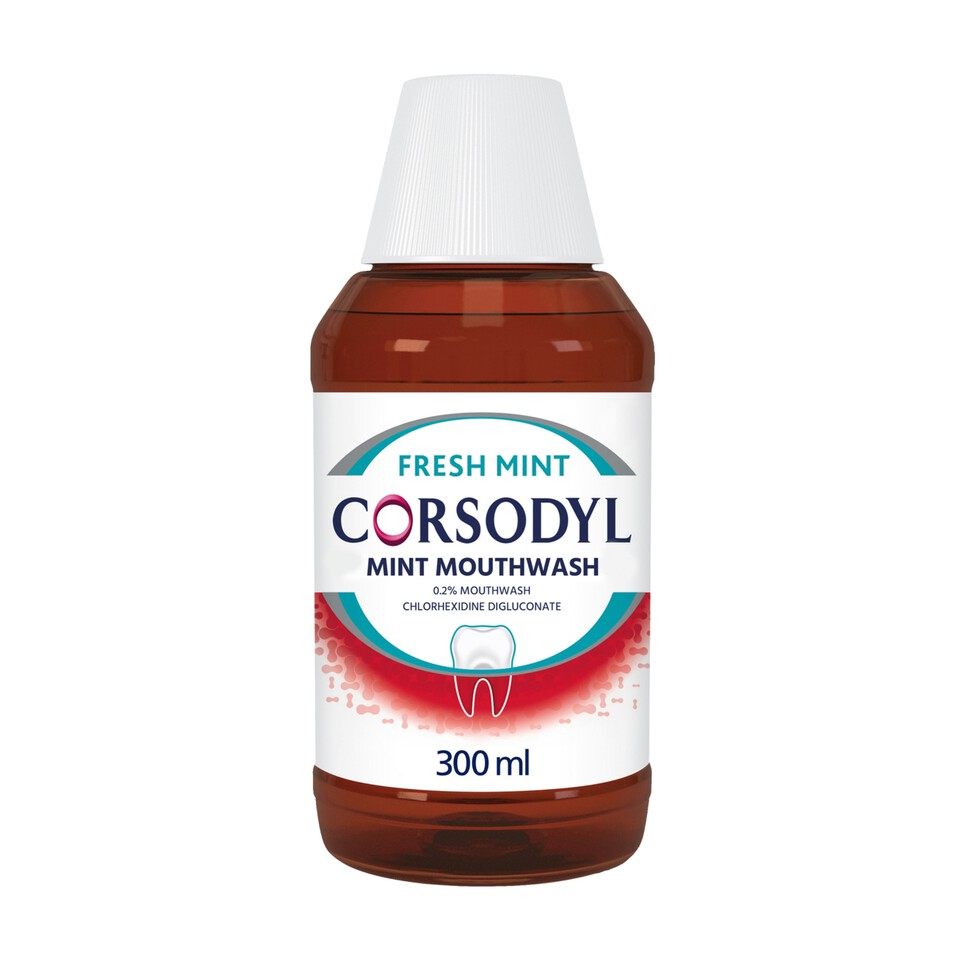 Corsodyl Antibacterial 0.2 Gum Disease Mouthwash Alcohol Free Mint