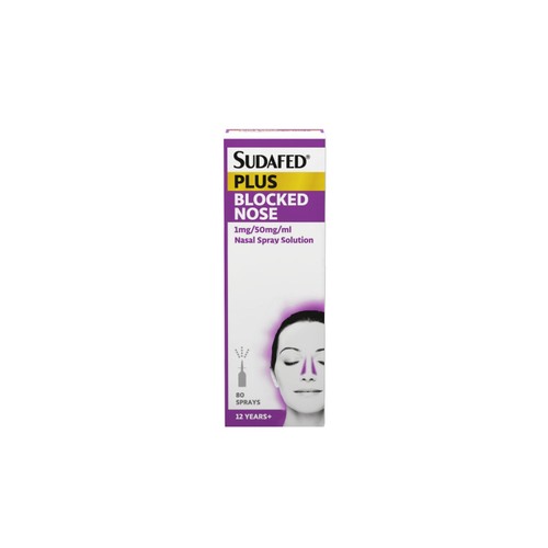 Sudafed Plus Blocked Nose Spray 
