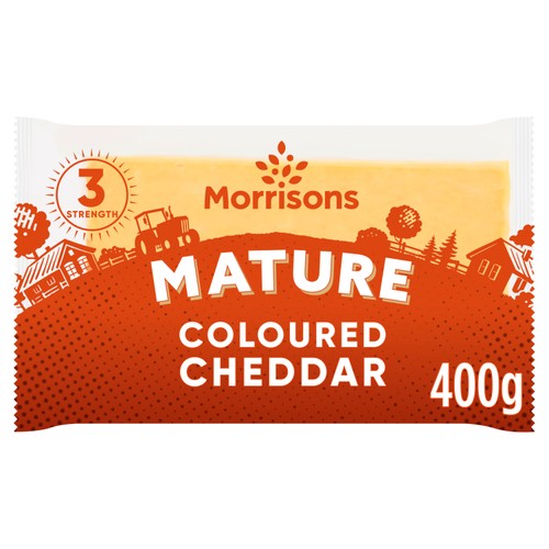 Morrisons scottish mature coloured cheddar