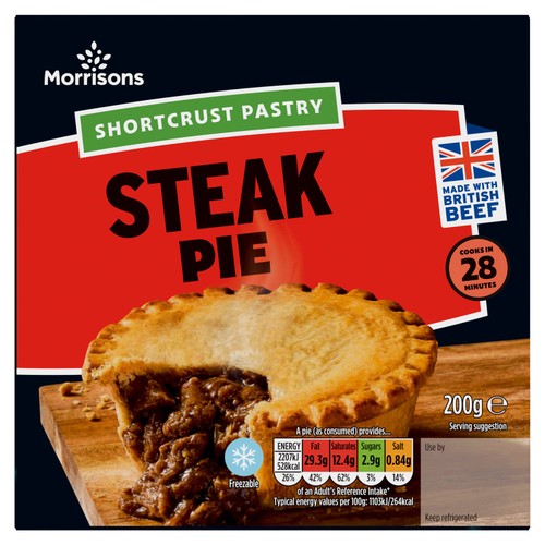 Morrisons Shortcrust Steak Pie