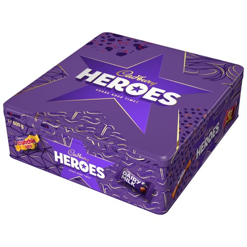 Cadbury Heroes Tin 600G