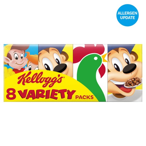 Kellogg's Variety Pack Breakfast Cereal 8x30g