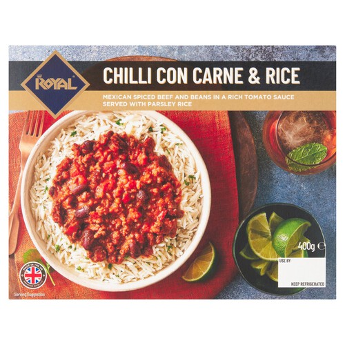 Royal Chilli Con Carne And Rice