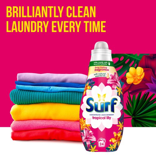 Surf Tropical Lily Laundry Washing Liquid 24 Washes