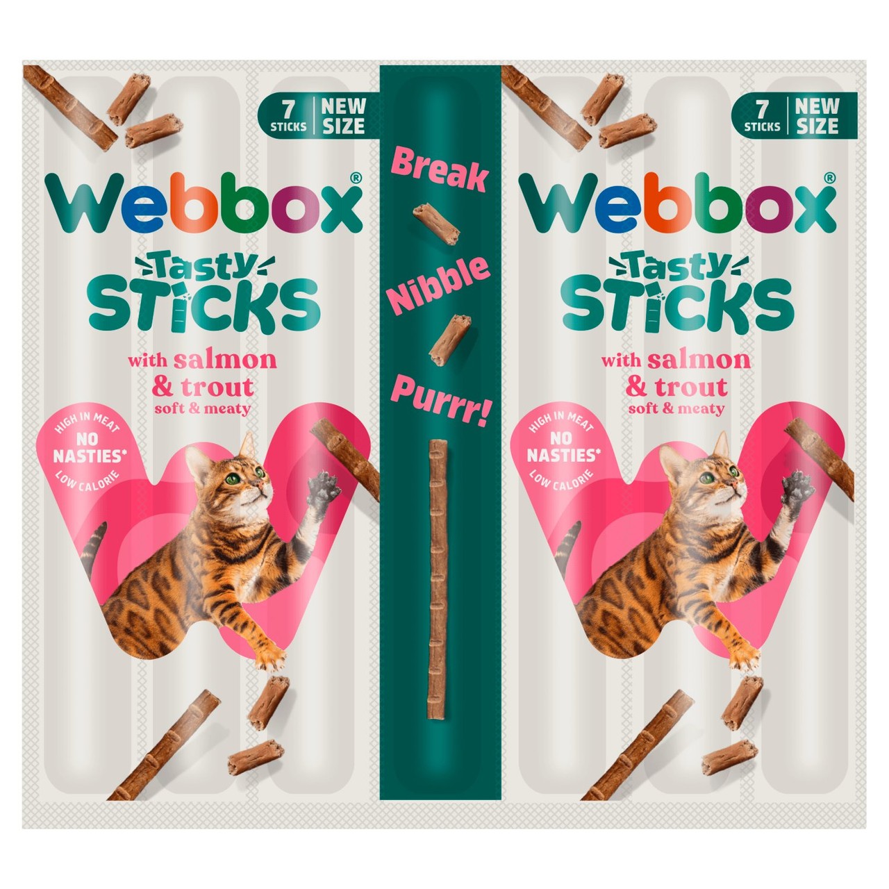 Webbox Tasty Sticks With Salmon & Trout