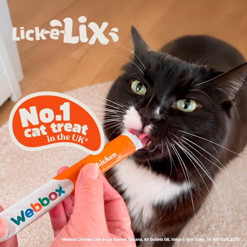 Webbox Cats Delight Lick-E-Lix with Chicken Tasty Yoghurty Treat Sachets 