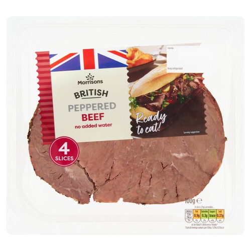 Morrisons British Roast Peppered Beef 