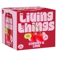 Living Things Cherry & Lime Prebiotic Soda 