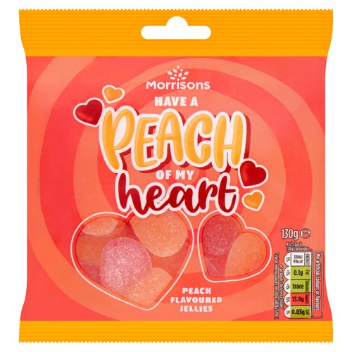 Morrisons Peach Hearts