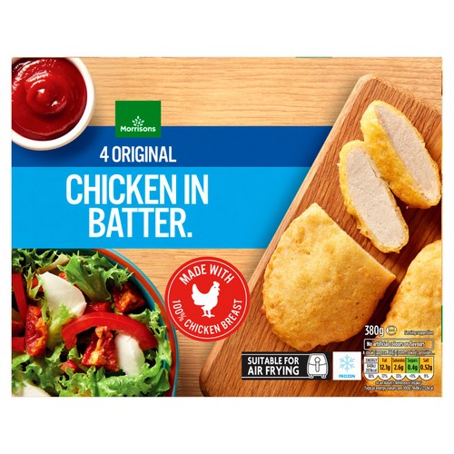 Morrisons 4 Battered Chicken Steaks