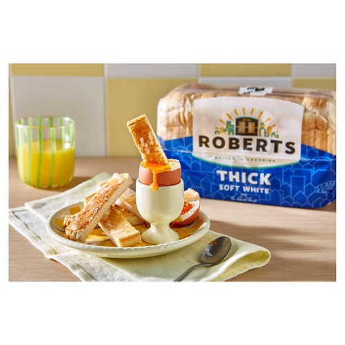 Roberts Thick Soft White Bread 800g