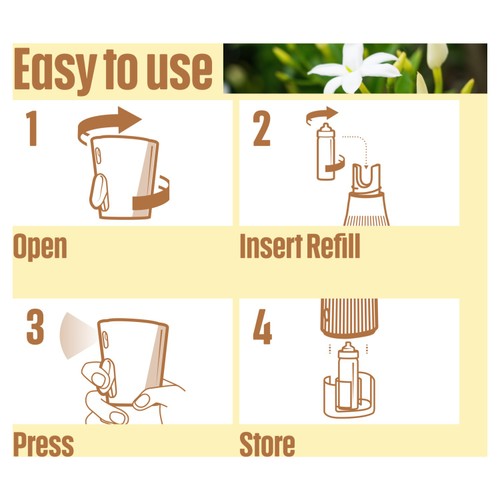 Glade One Refillable Room Spray Sandalwood & Jasmine 13Ml