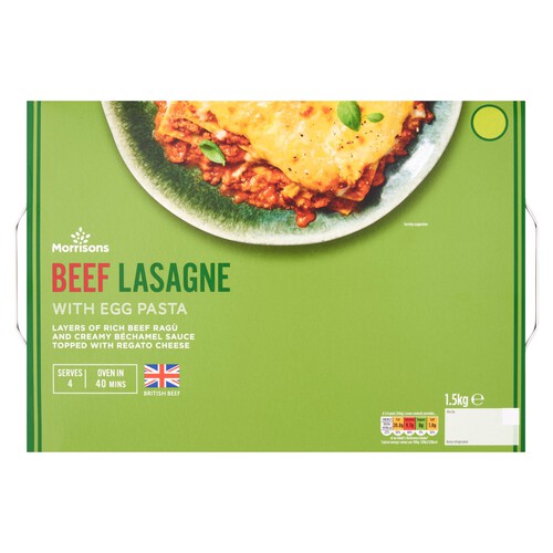 Morrisons Beef Lasagne